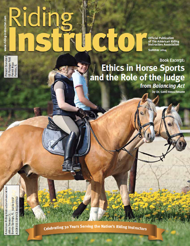 Cover of Riding Instructor Magazine